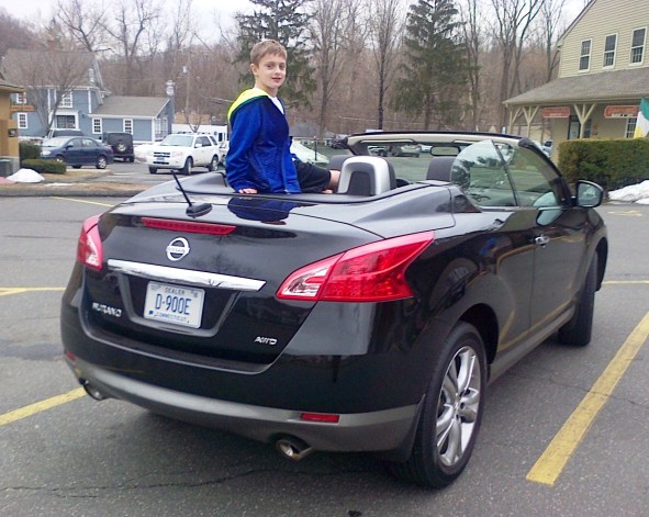 April 2015 Shawn on new car