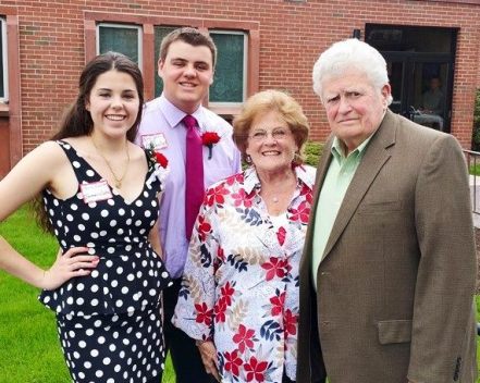 Blog yellow shirt with dad