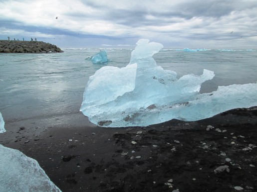 Icebergs on beach 2