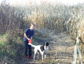 November 2015 Shawn and Arrow by field