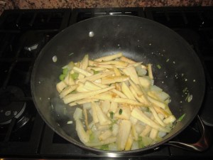 Potato and Parsnip Soup just parsnip